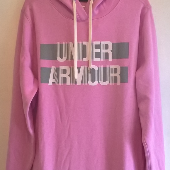 Under Armour Tops - under armour hoodie womens size xl pink pullover